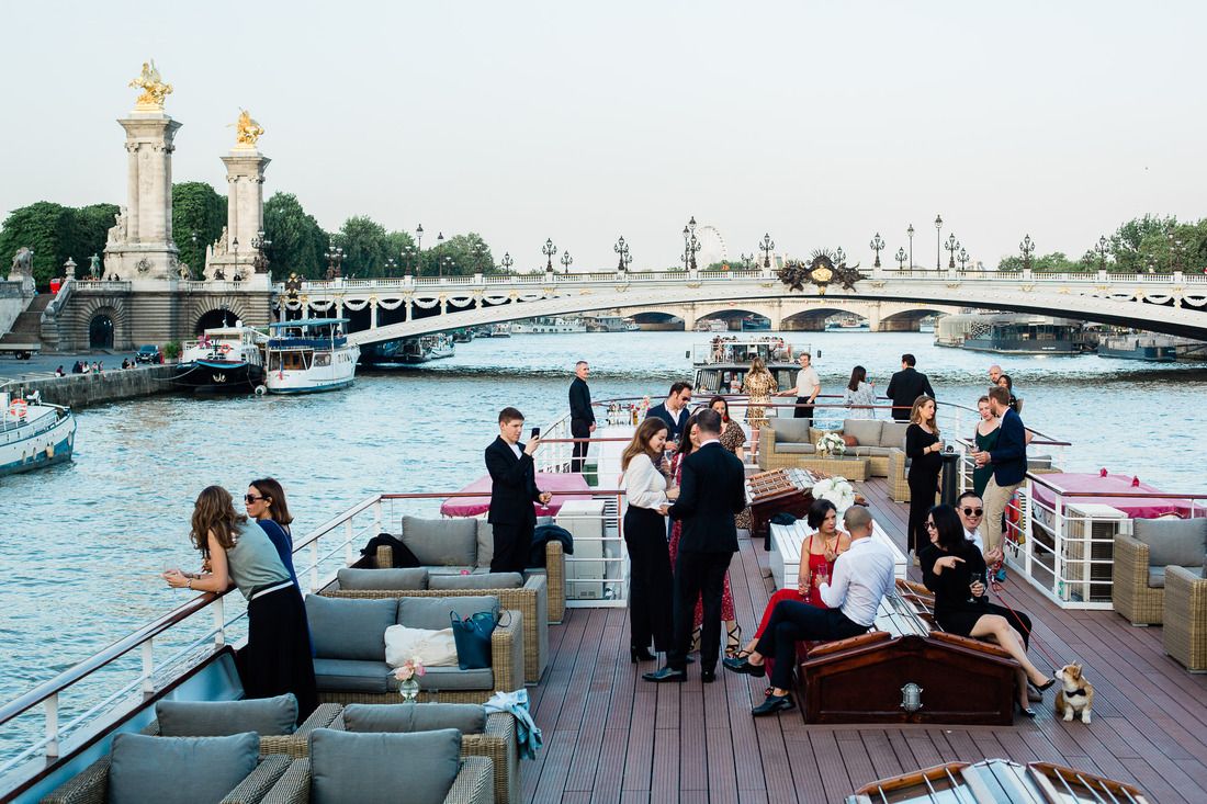 Majestic Seine River Boat for Events in Paris