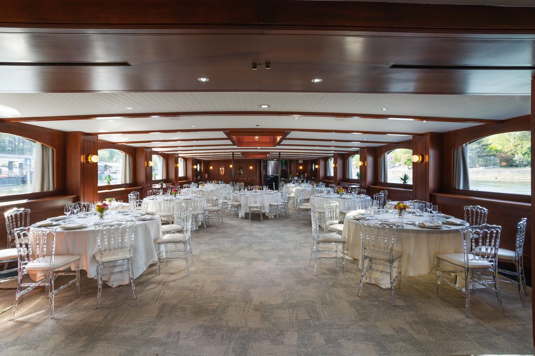 Majestic Seine River Boat for Events in Paris