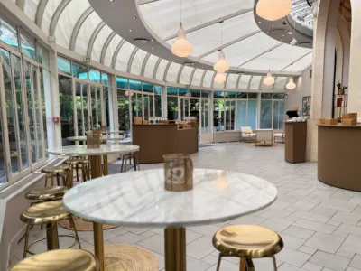 Salon Élégant avec Verrière et Terrasse au Cœur de Paris