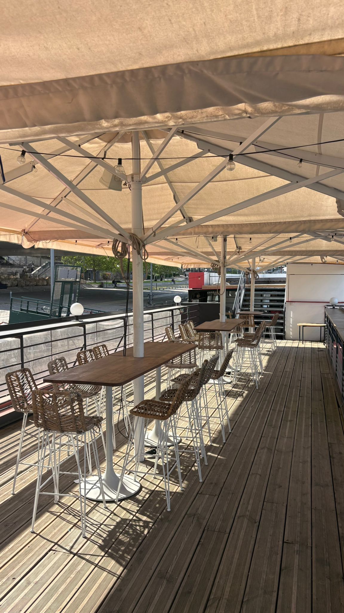Elegant Rooftop Terrace on the Seine for Events in Paris