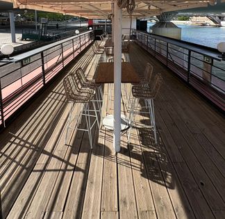 Elegant Rooftop Terrace on the Seine for Events in Paris