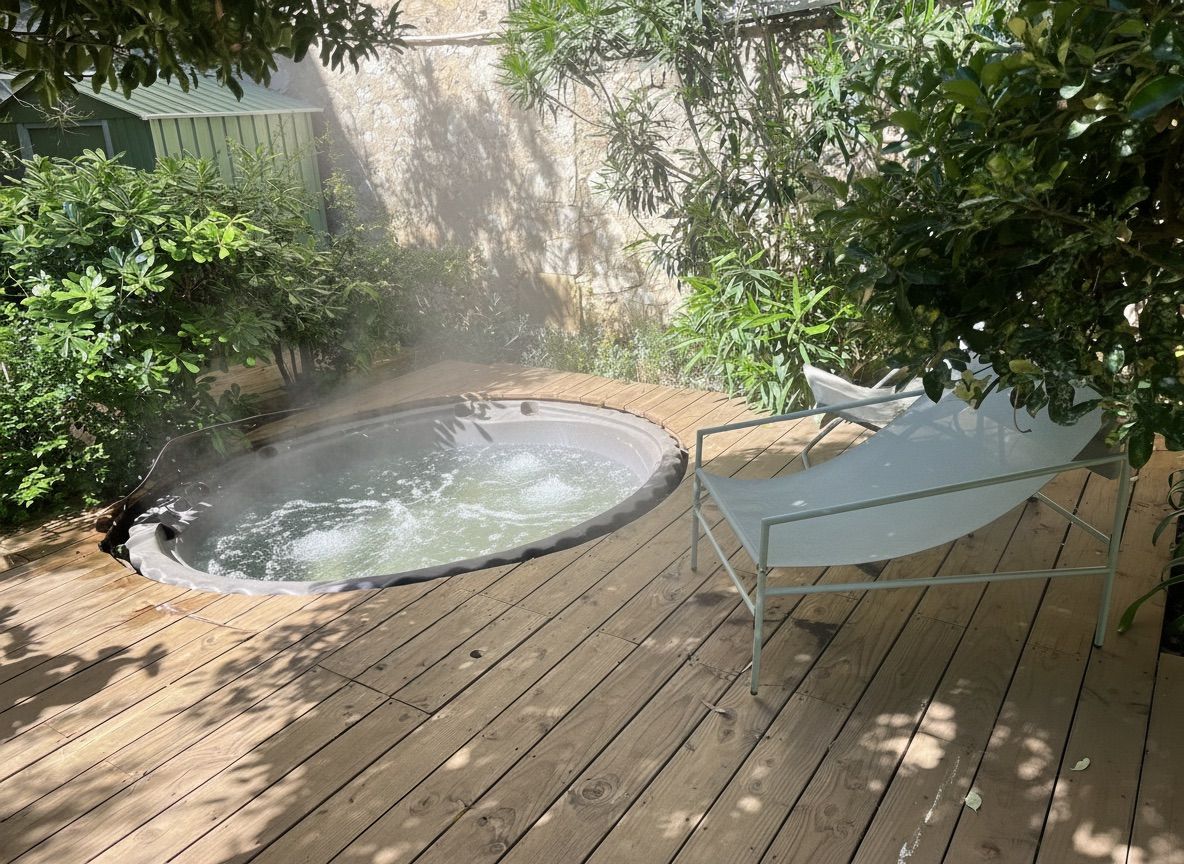 Jardin privé élégant à Saint-Barnabé pour événements & shootings