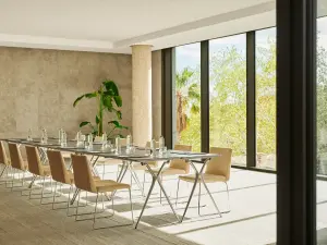 Versatile Mezzanine Meeting Room with Natural Light