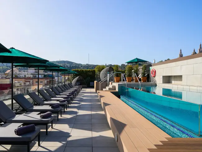 Barcelona Rooftop Terrace with Panoramic Views & Pool