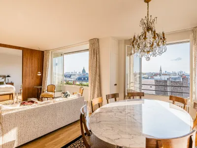 Panoramic Parisian Rooftop Apartment in Saint-Germain-des-Prés
