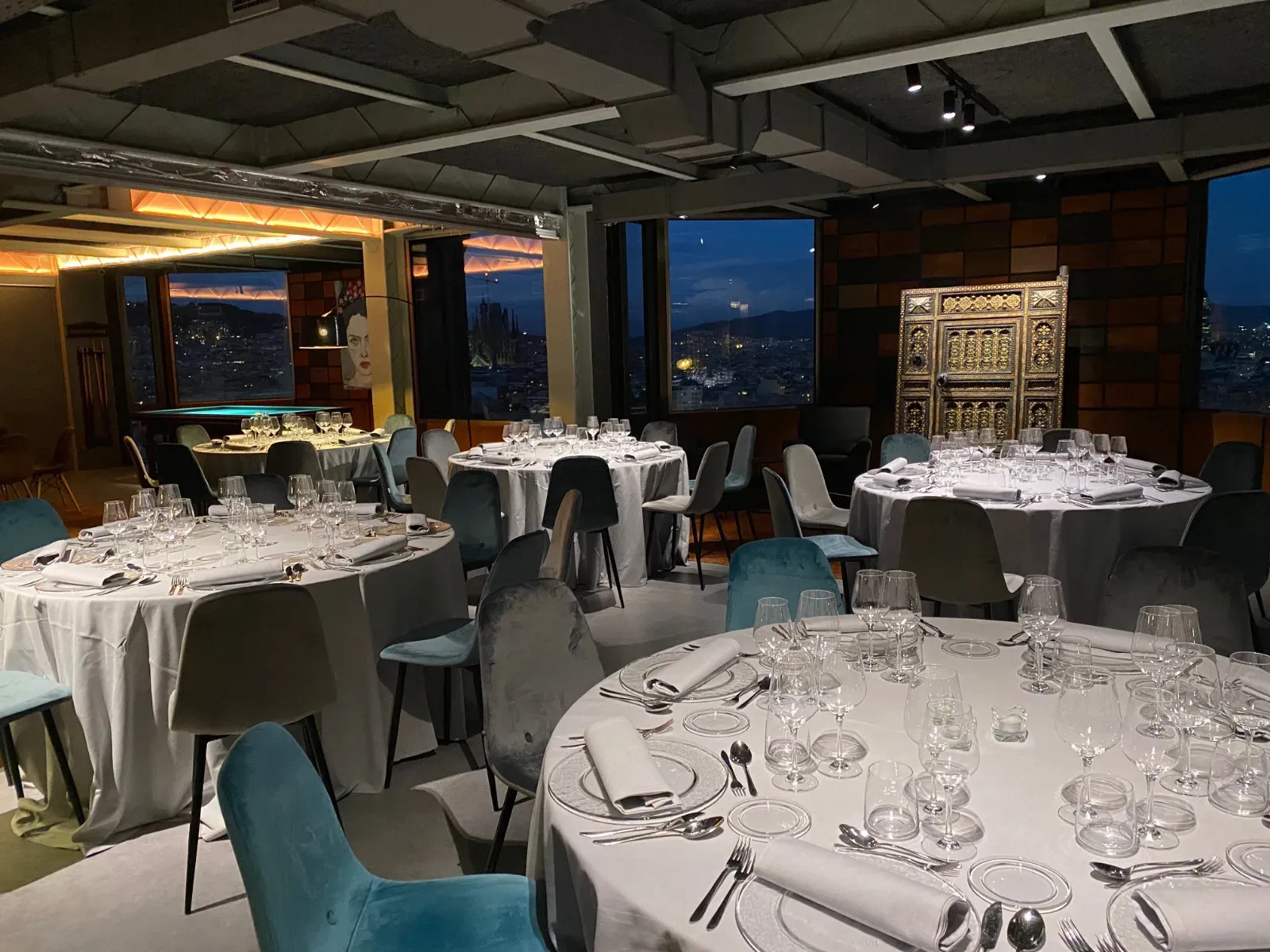Business Lounge avec vue panoramique à Barcelone