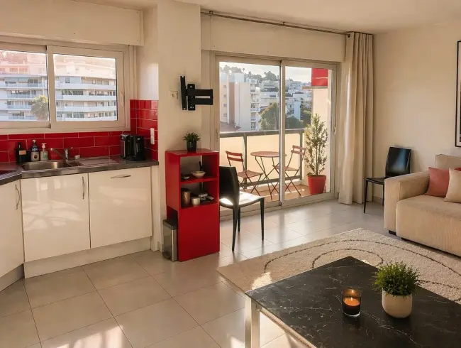 1 Bedroom in Central Cannes Near La Croisette