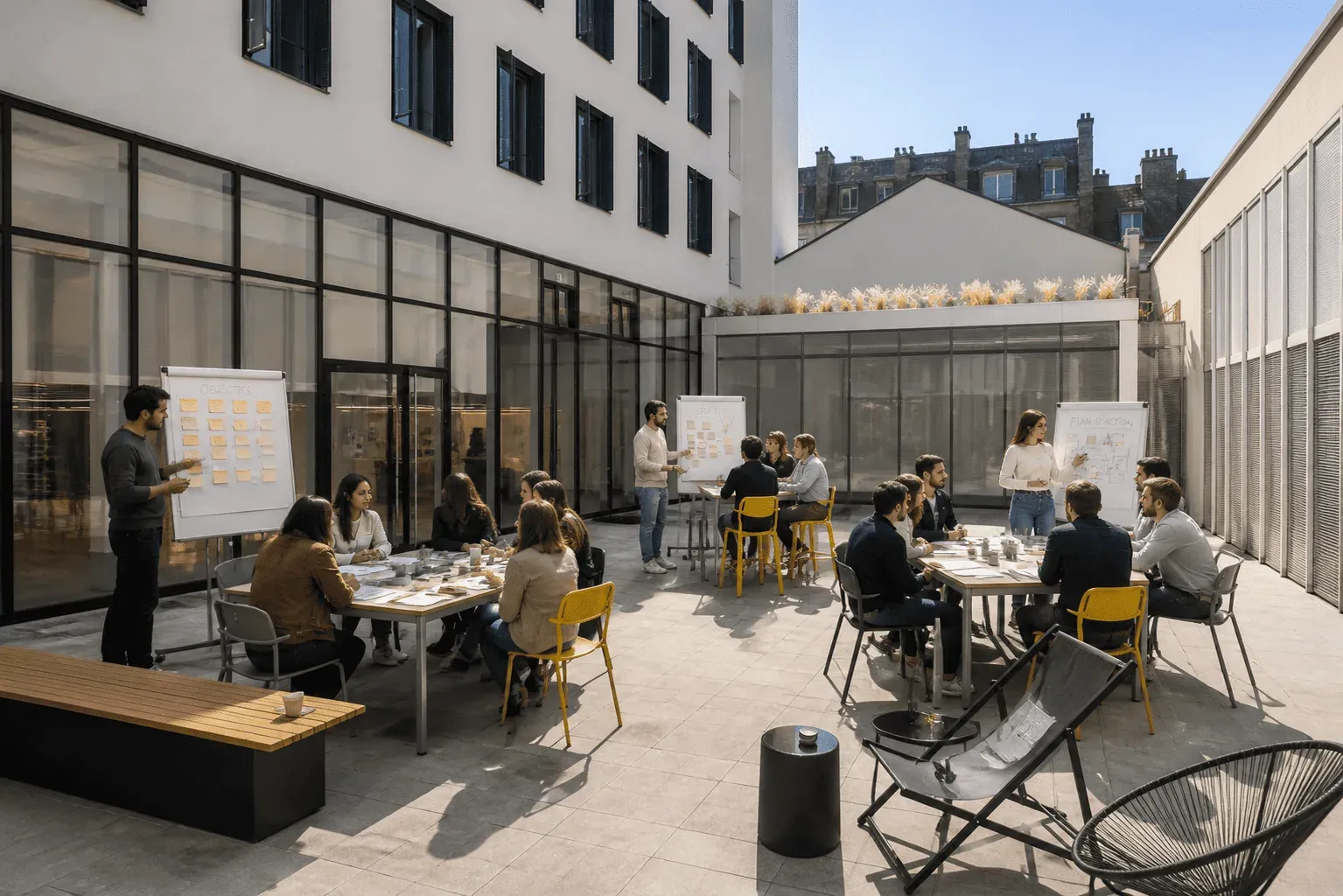 Terrasse Parisienne – Espace Extérieur Modulable Près de la Place des Vosges