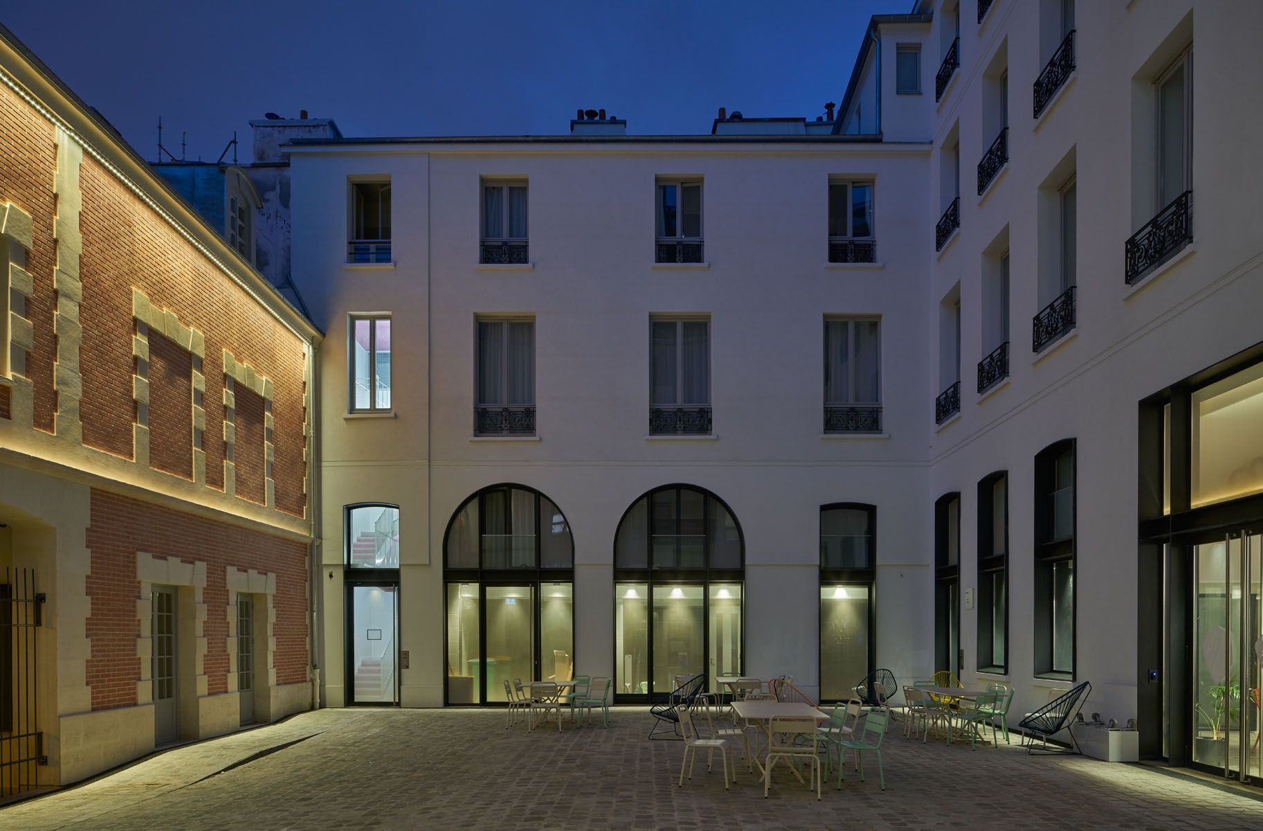 Cour principale dans le 4e arrondissement de Paris | Espace événementiel extérieur