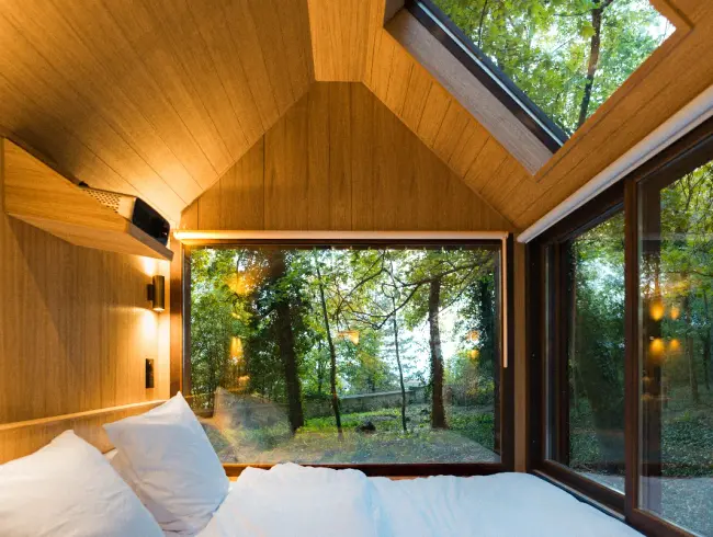Lodges de luxe éco-responsables au cœur de la Sarthe | Native Spaces