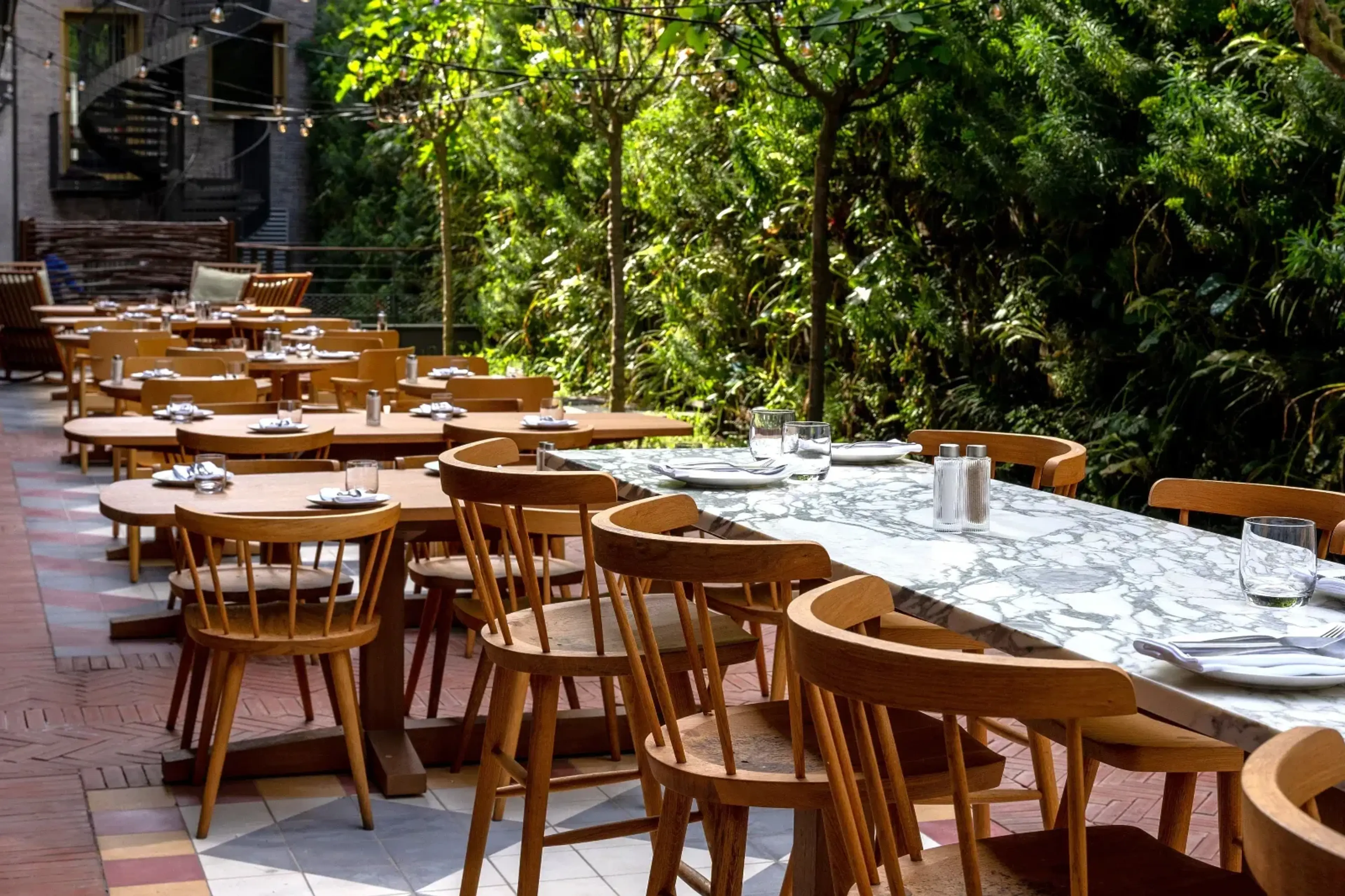 Terrasse du rez de chaussée (d'avril à octobre)