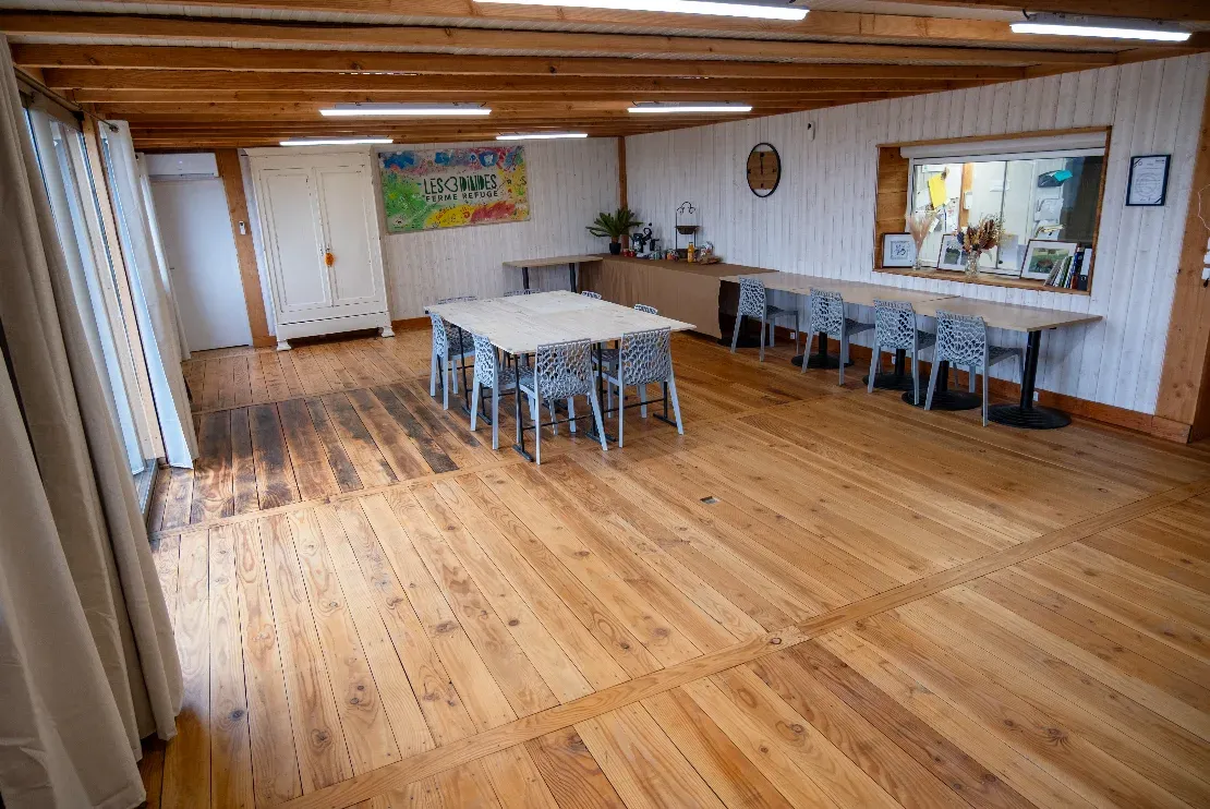 Salle de séminaire unique dans une ferme sanctuaire | Lieu d'événement