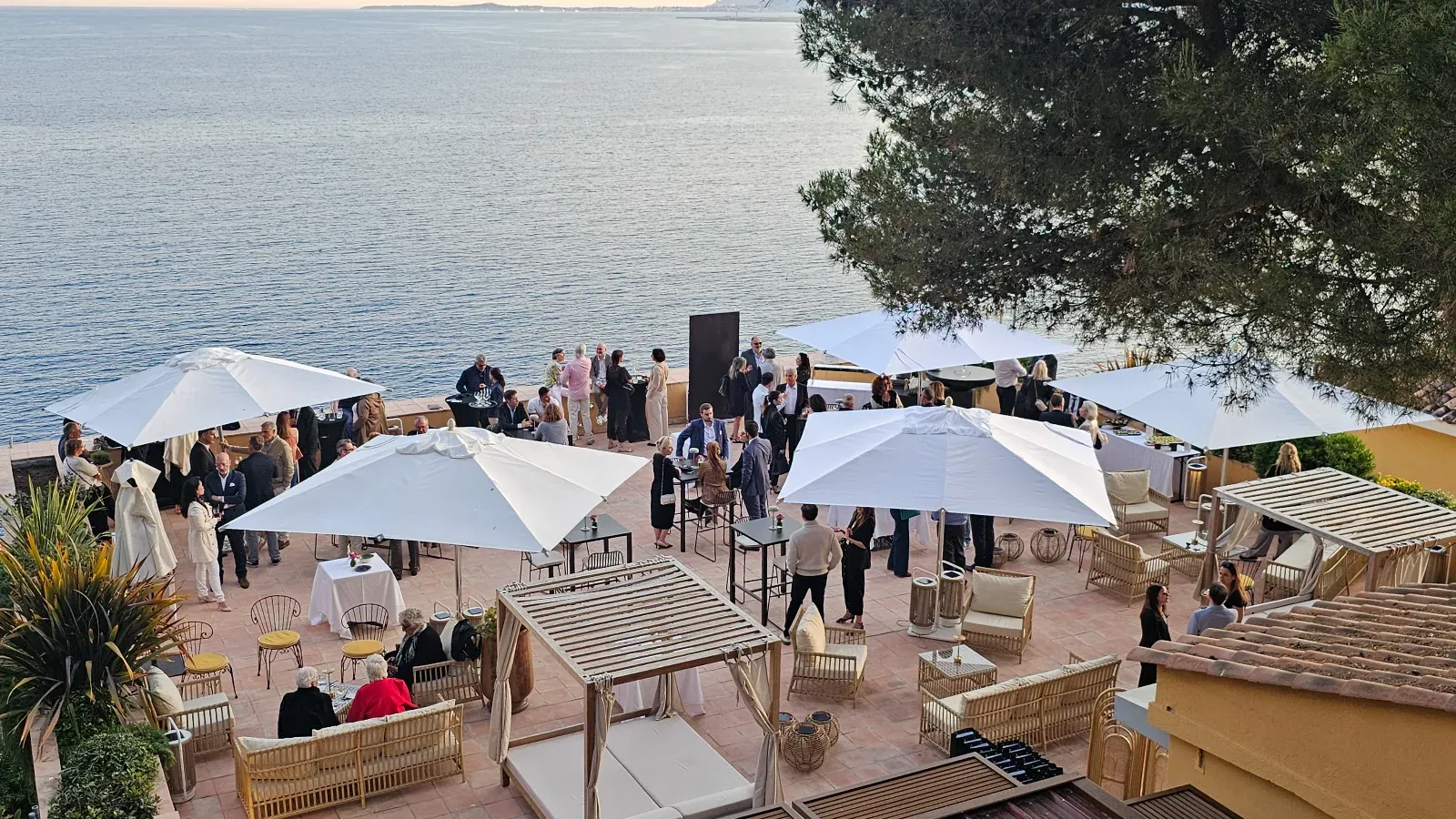 Terrace with splendid sea view