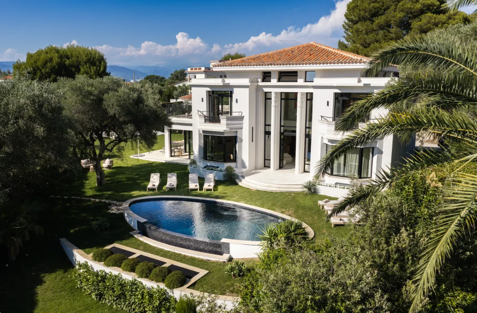 Villa Belle Époque avec vue panoramique sur la mer au Cap d'Antibes