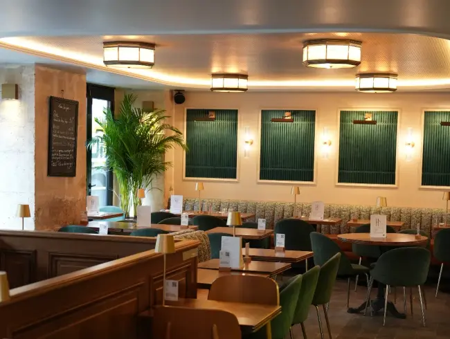 Elegant Café-Brasserie in the Heart of Paris | Place du Marché Saint-Honoré