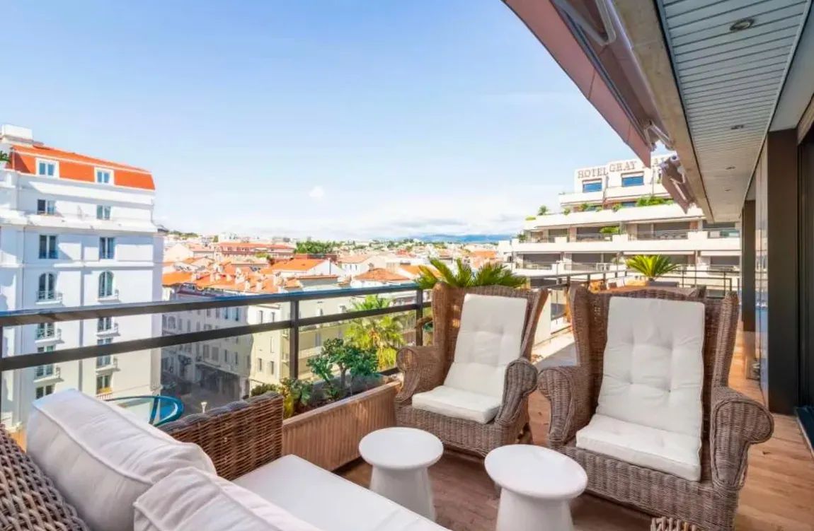 Appartement 3 chambres Gray d'Albion Nice | Lieu d'exception à Cannes