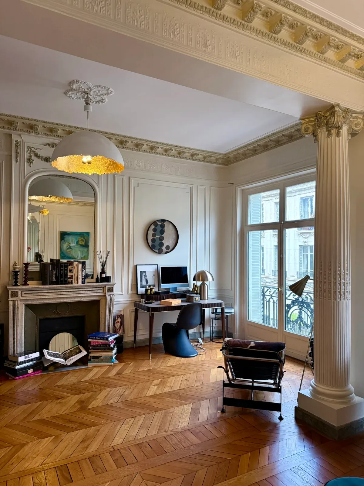 Haussmann-Style Flat with City View in Paris