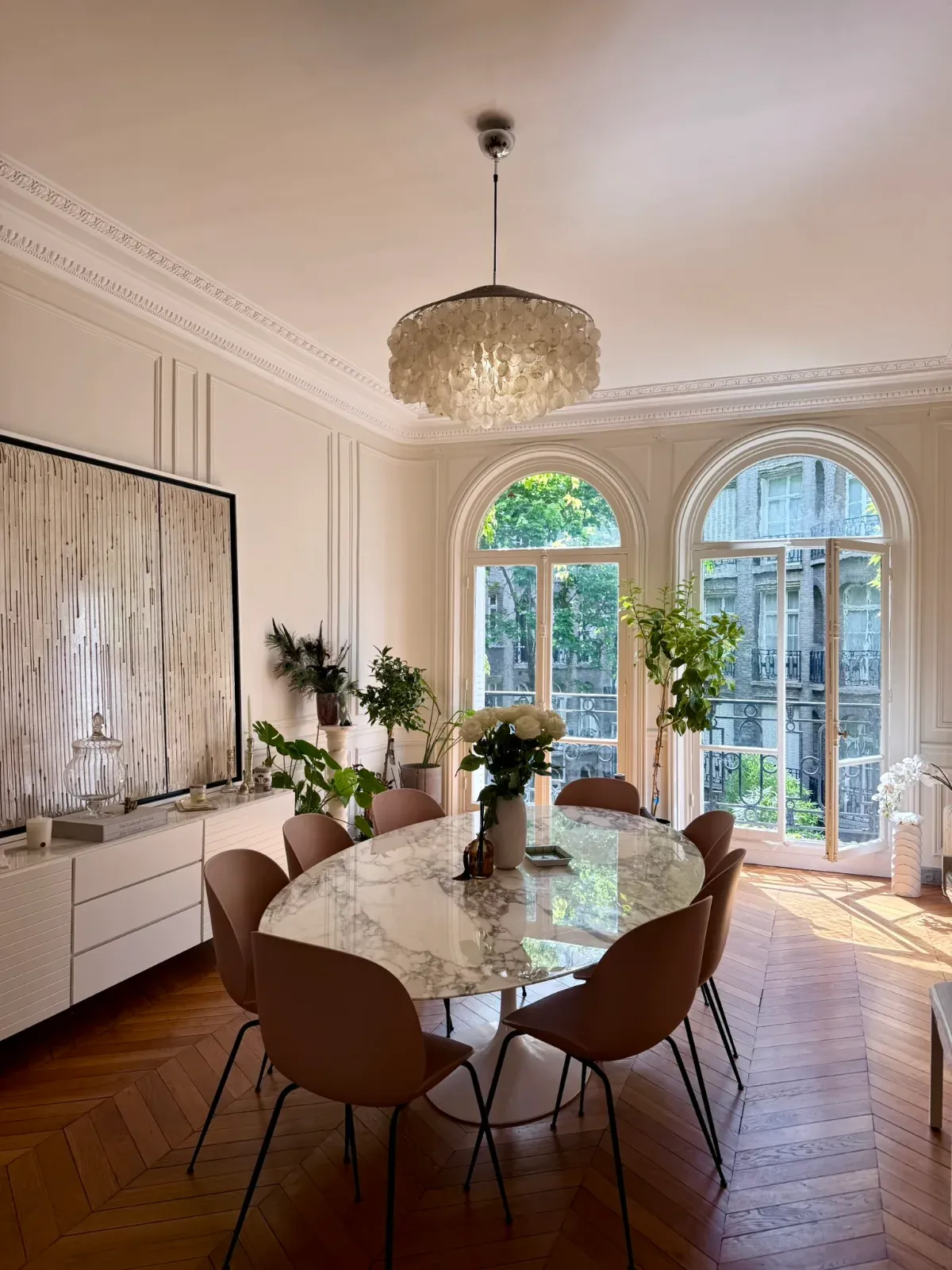 Haussmann-Style Flat with City View in Paris