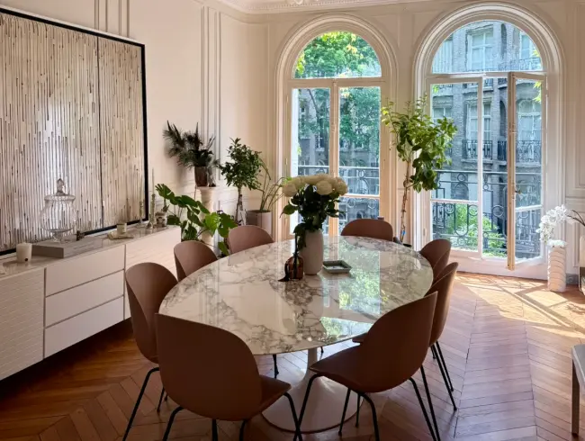 Haussmann-Style Flat with City View in Paris