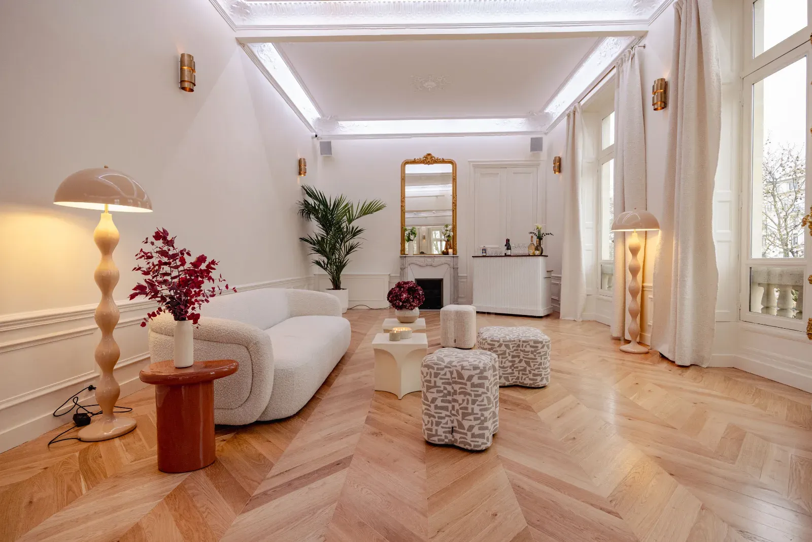 Appartement haussmannien avec vue sur l'Arc de Triomphe
