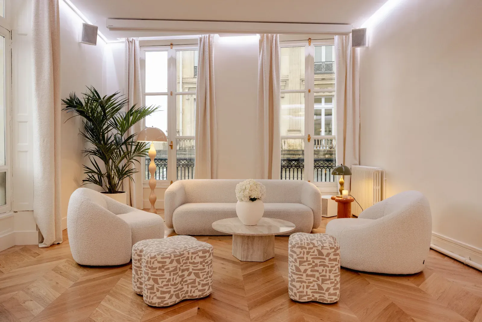 Appartement haussmannien avec vue sur l'Arc de Triomphe