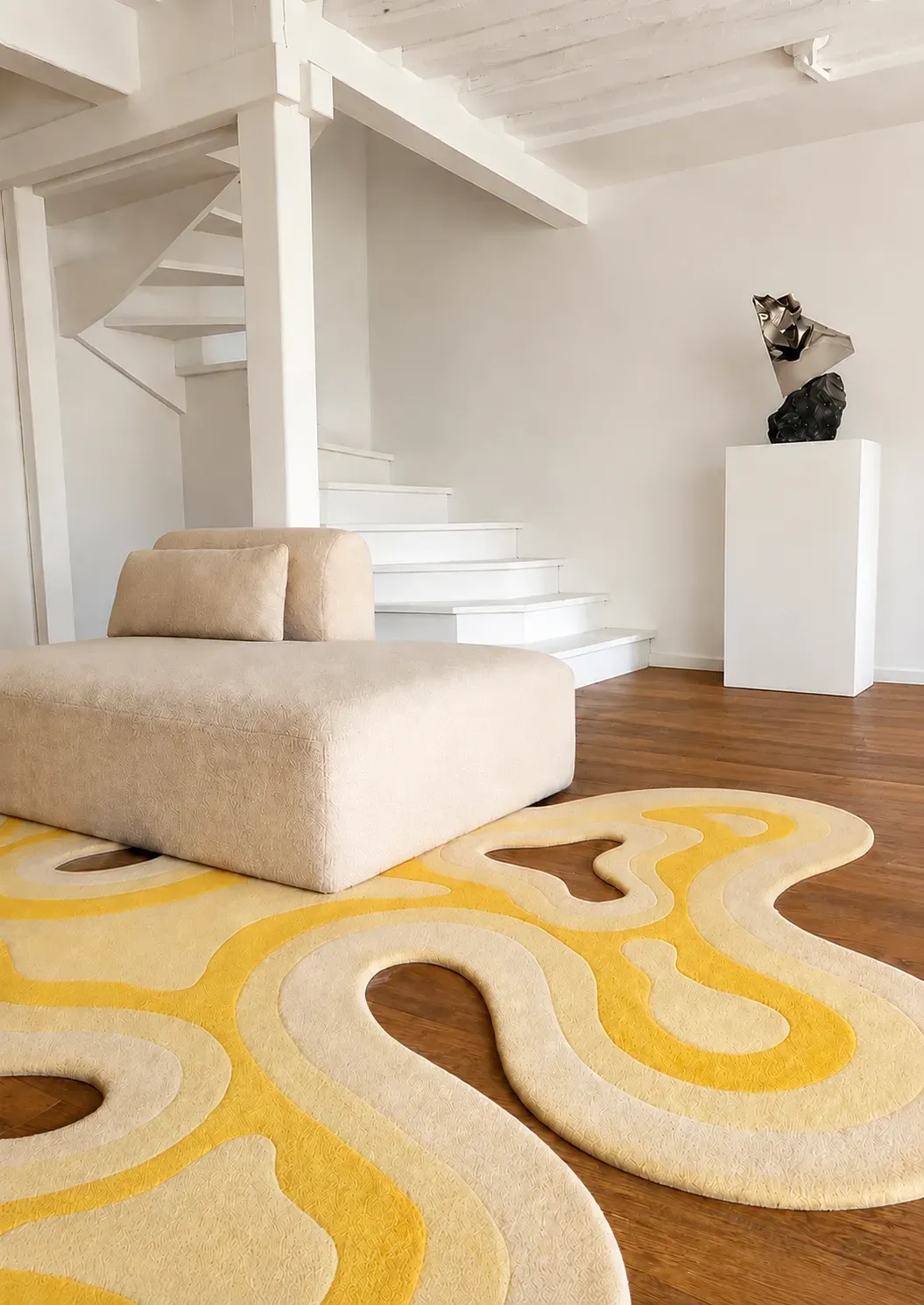 Appartement d'artistes avec terrasse sur les toits et vue panoramique sur Paris