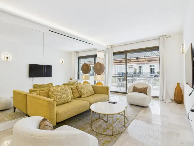 Appartement élégant 3 chambres à Cannes près du Palais des Festivals