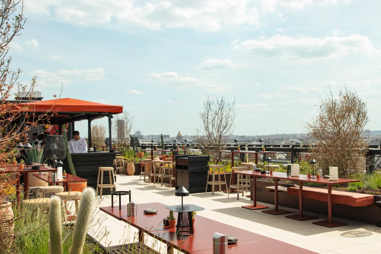 Rooftop avec Vue Panoramique sur Paris