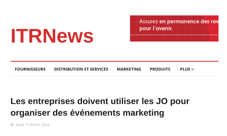 Les entreprises doivent utiliser les JO pour organiser des événements marketing
