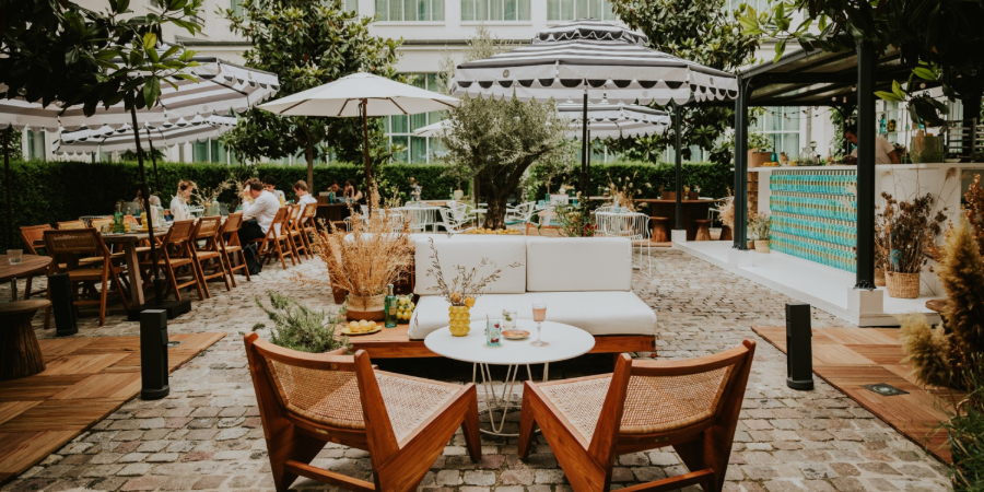 Exclusive terrace in the 2nd arrondissement