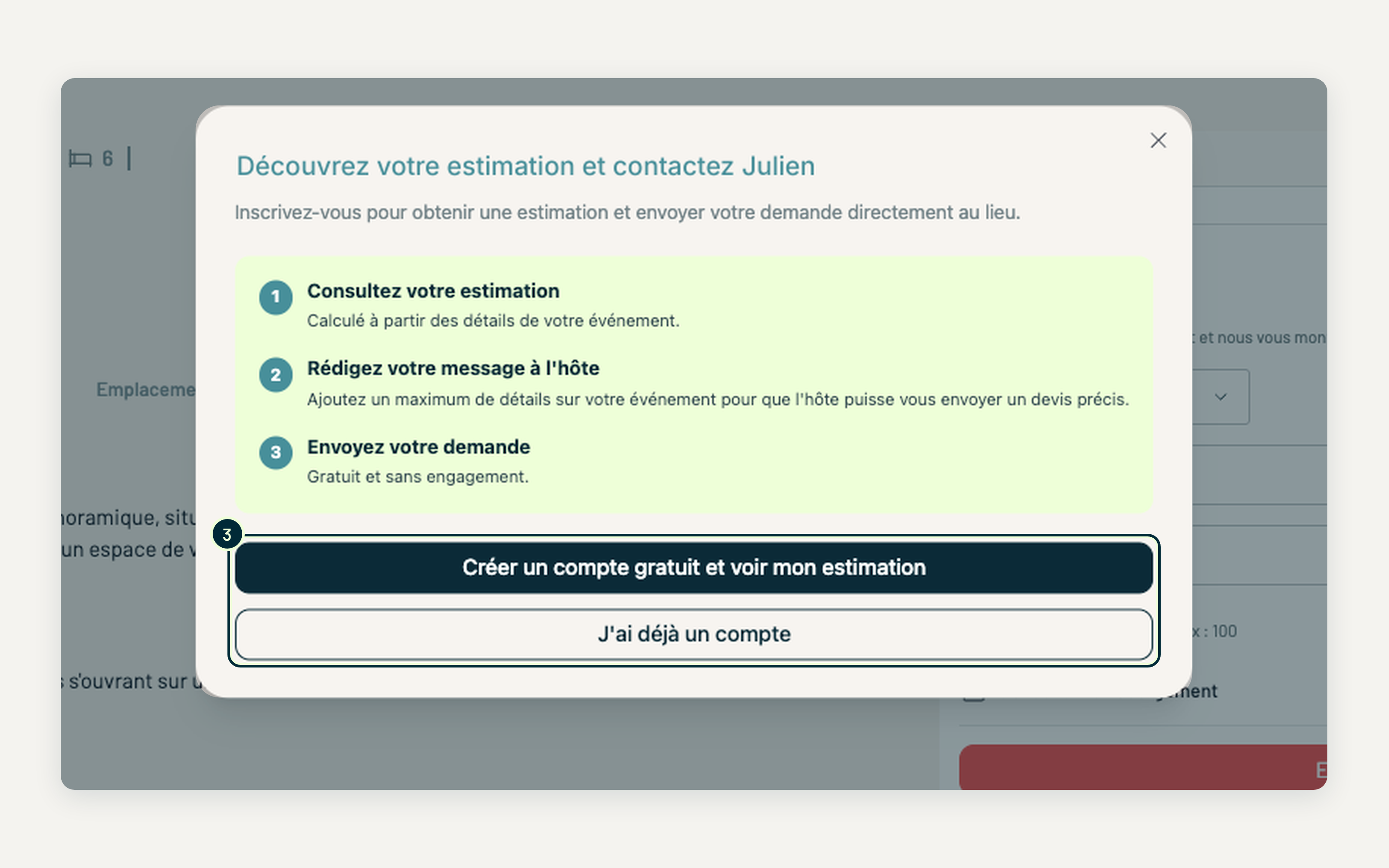 Étape 3 : créez un compte gratuit ou connectez-vous