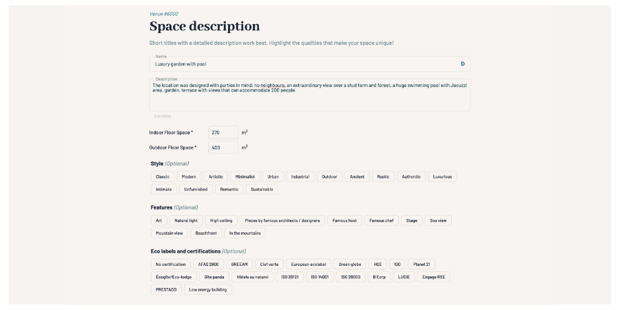 Child Spaces to Your Native Spaces Listing