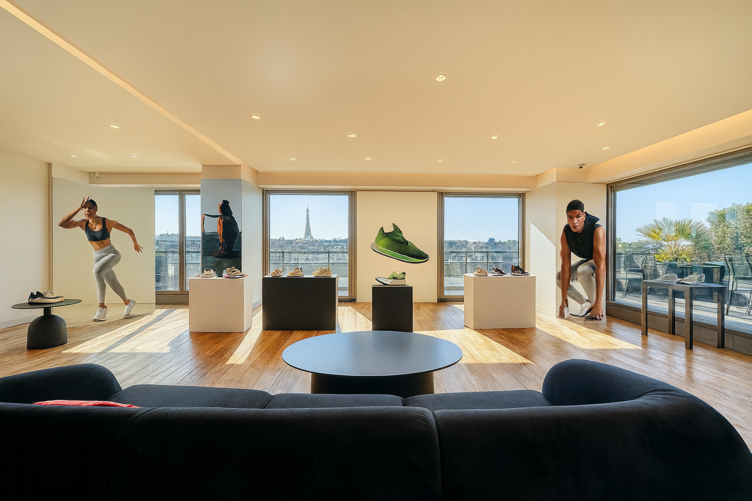 Eiffel Tower Penthouse Venue for showroom in Paris