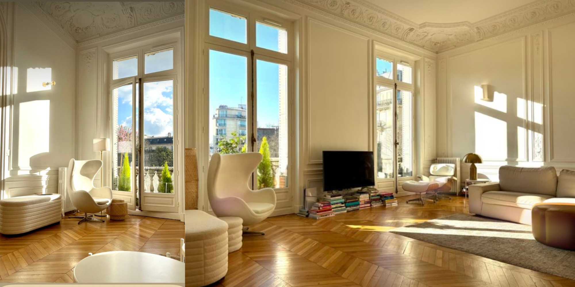 Appartement haussmannien de 100m² dans le 17e arrondissement