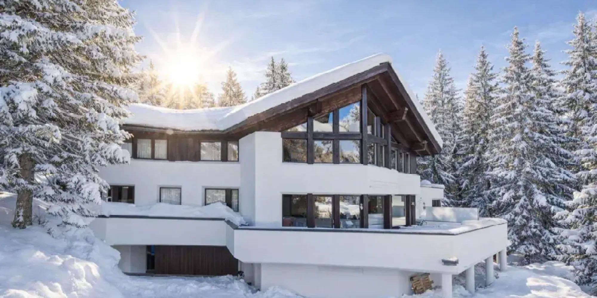 Alpine retreat with Flüela valley views in Davos Dorf
