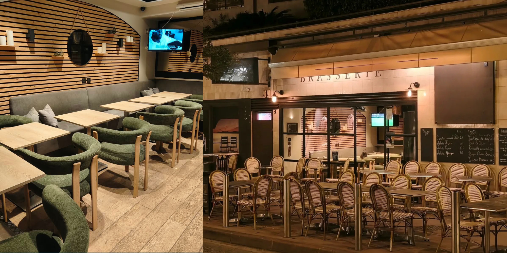 Café-restaurant privatisé près de la Croisette à Cannes pour un petit-déjeuner d'affaires pendant le MIPIM