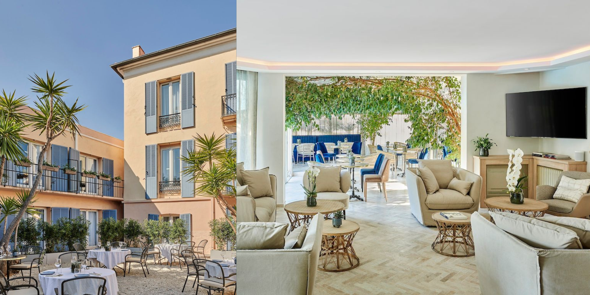 Hotel with pool and veranda in Le Suquet, Cannes