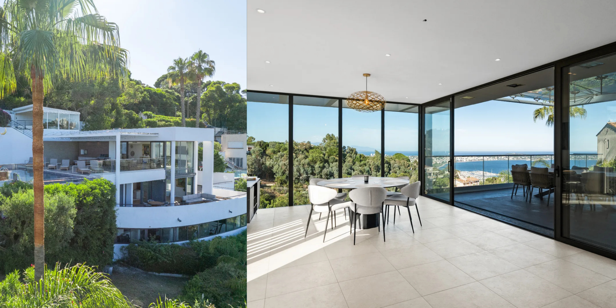 Sea-view villa in Super Cannes