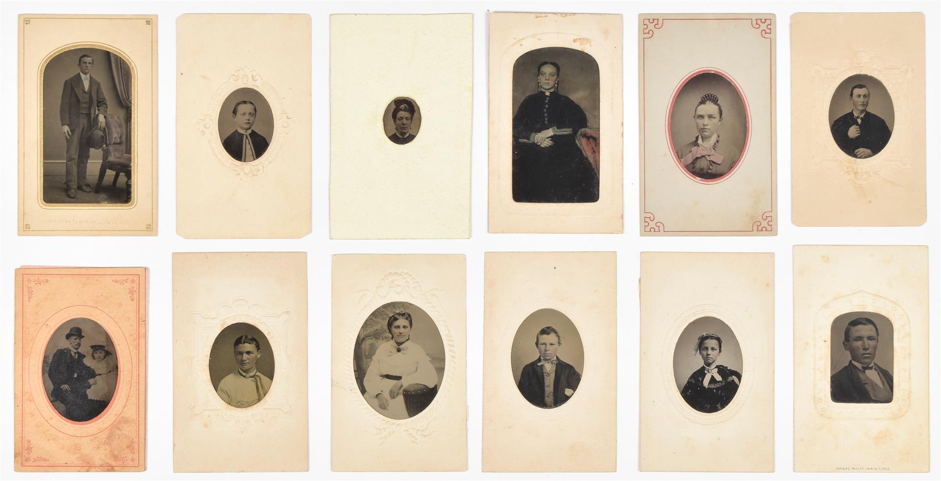 [Early Photography: 19th century] Tintypes, collection of 32