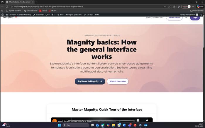 Wanna learn about the general interface? See the training video here