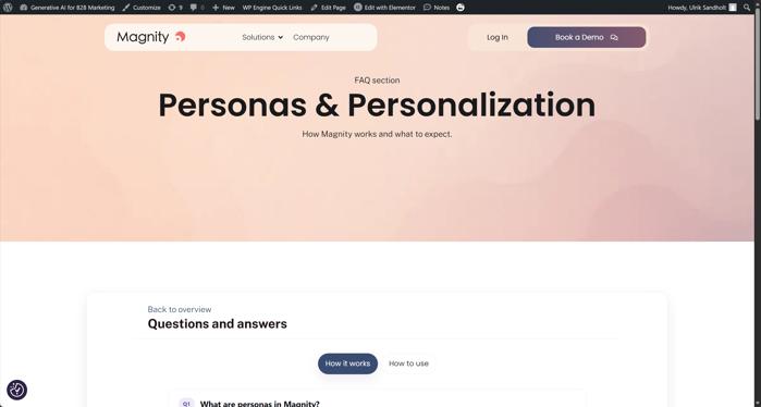 Curious how personas in Magnity quietly shape every message around real goals, fears and motivations? See the FAQ