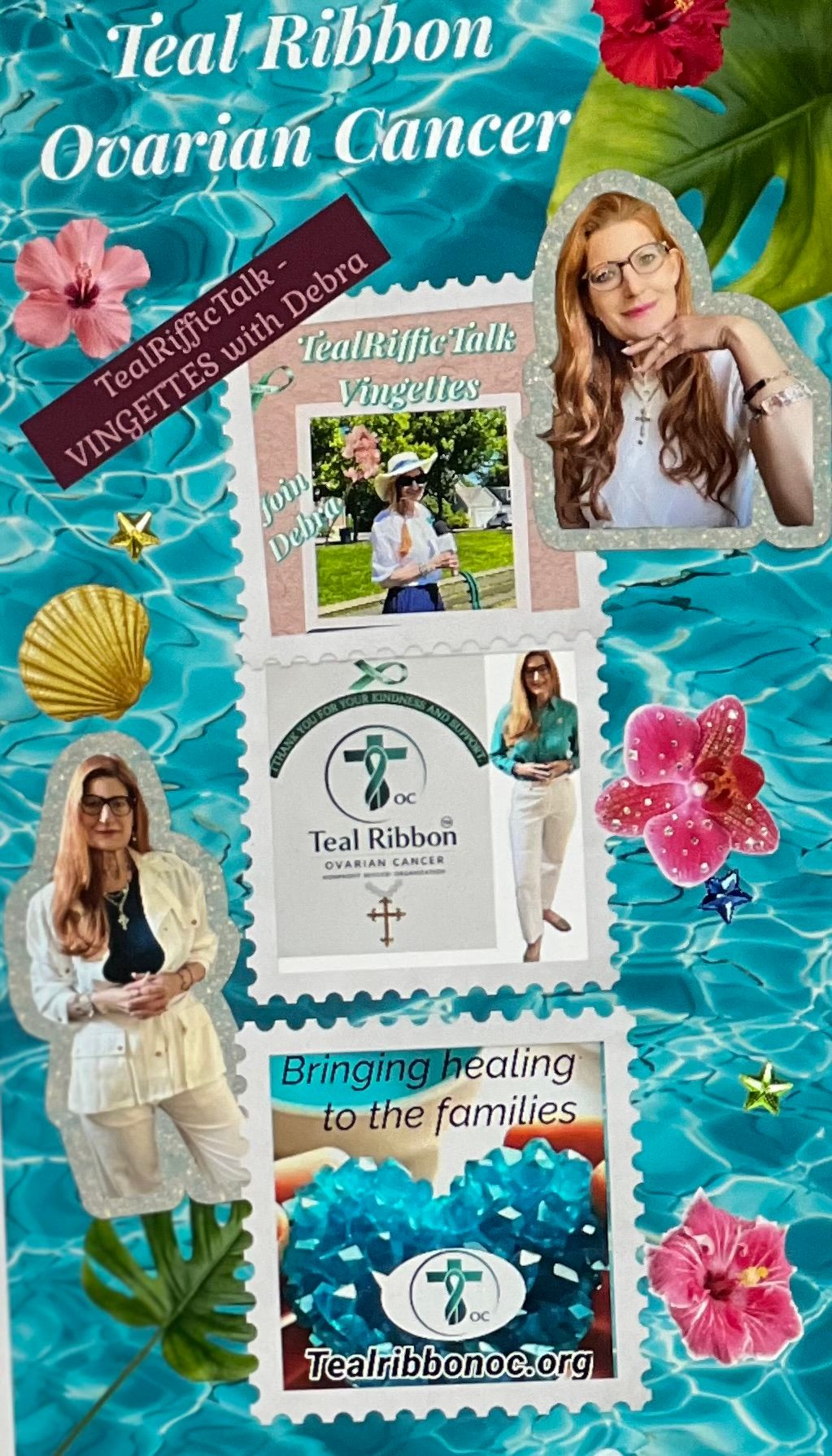 Teal Ribbon Ovarian Cancer