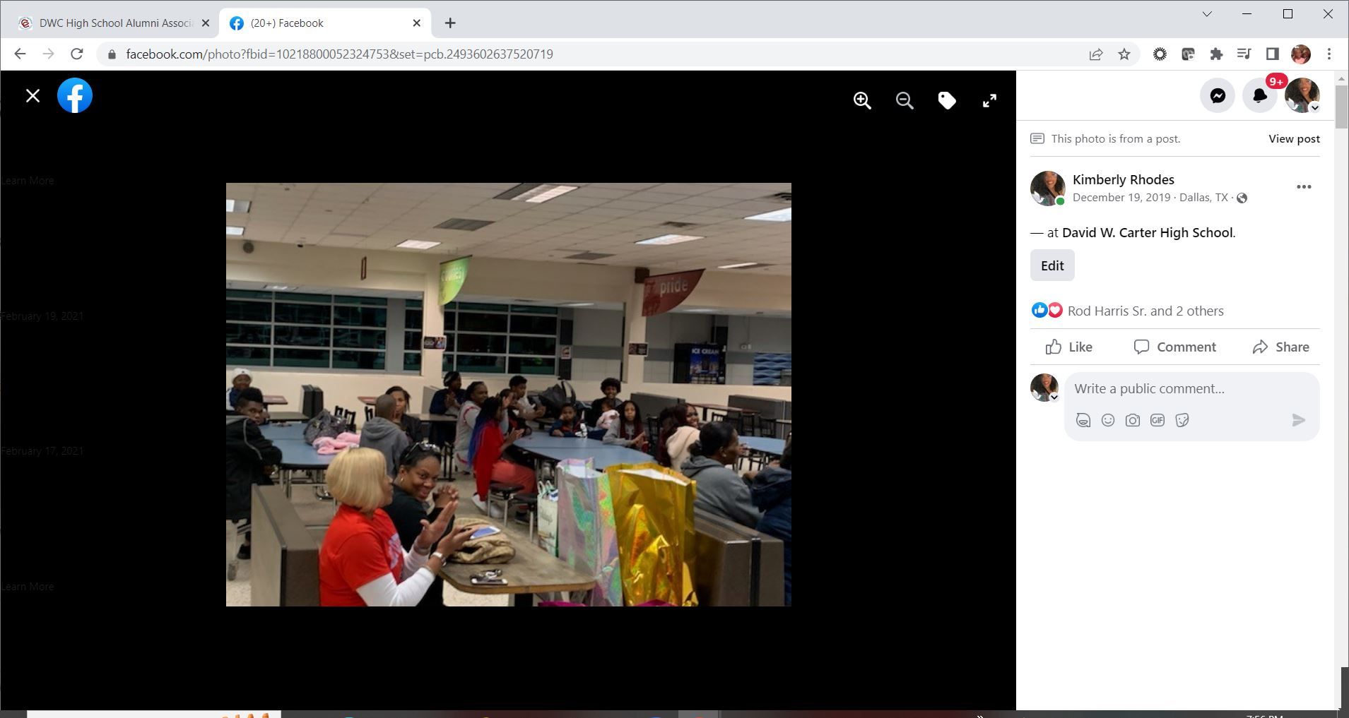 David W. Carter High School Alumni Association