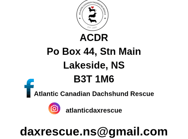 Atlantic Canadian Dachshund Rescue Society