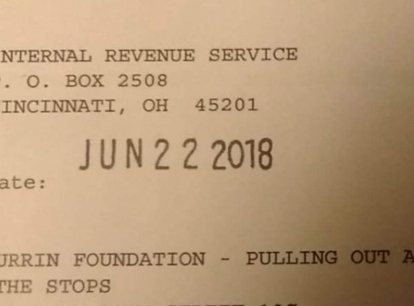 Currin Foundation - Pulling Out All The Stops Charity