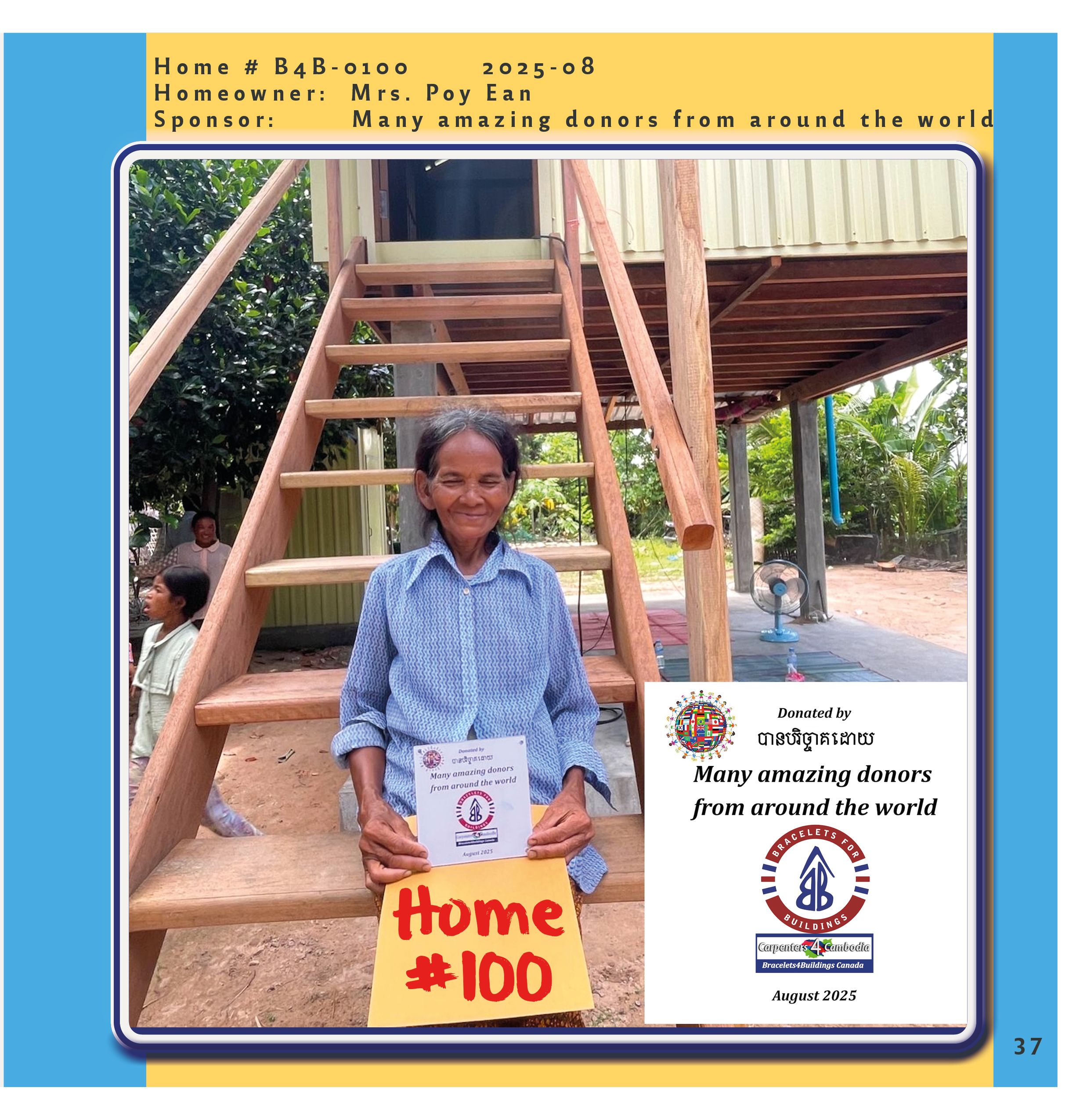 Bracelets For Buildings Inc.