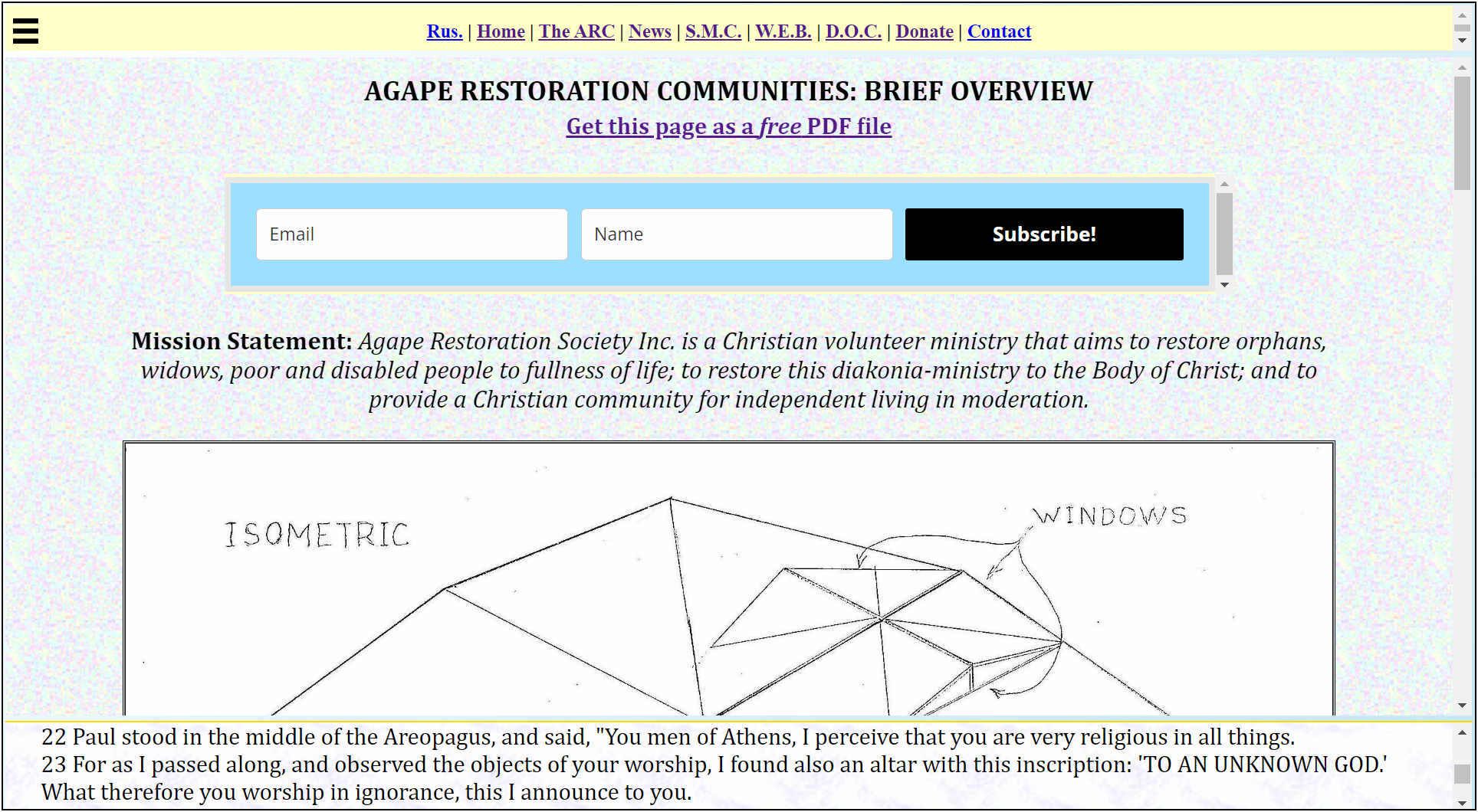 Agape Restoration Society Inc.