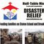 Half table man disaster assistance relief