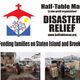 Half table man disaster assistance relief