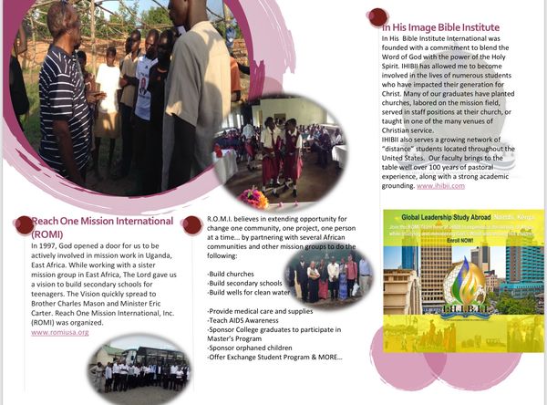 IN HIS IMAGE MINISTRY